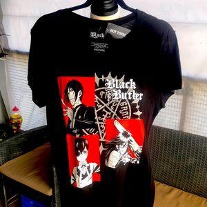 New woman’s black butler tee..